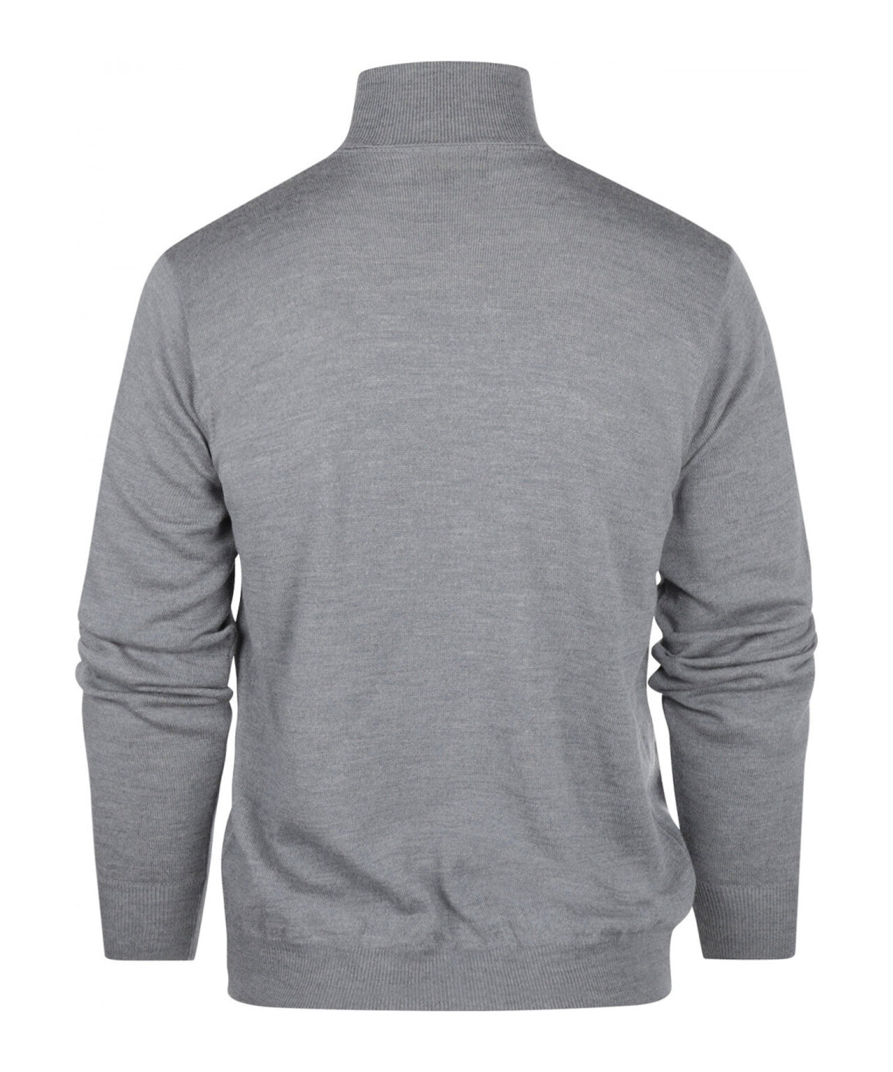 Rollkragenpullover aus Merinowolle | Mittelgrau