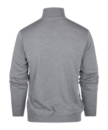 Rollkragenpullover aus Merinowolle | Mittelgrau