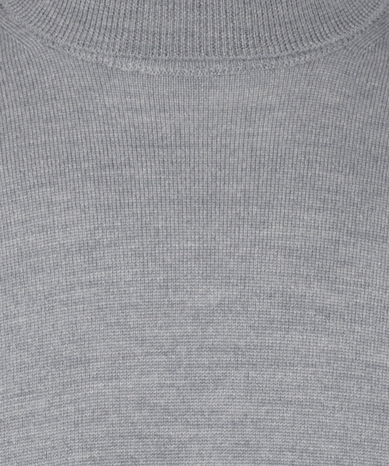 Rollkragenpullover aus Merinowolle | Mittelgrau