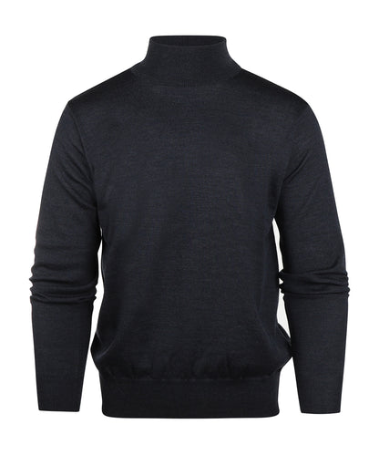 Merino Kol | Blauw Grijs