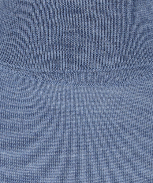 Turtleneck Merino wool | Bleu Mix