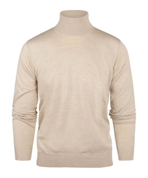 Turtleneck Merino wool | Beige