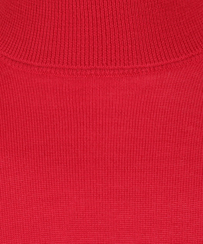 Rollkragenpullover aus Merinowolle | Rot