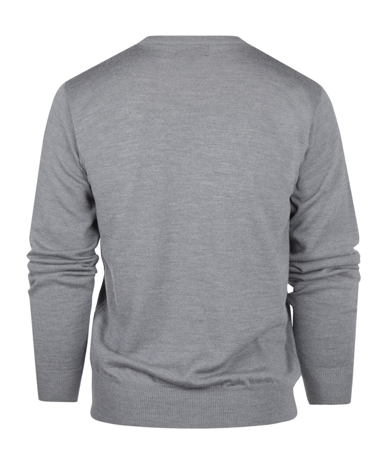 Merino Ronde Hals Pullover | Midden Grijs