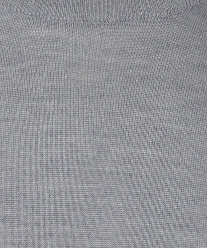 Merino Ronde Hals Pullover | Midden Grijs