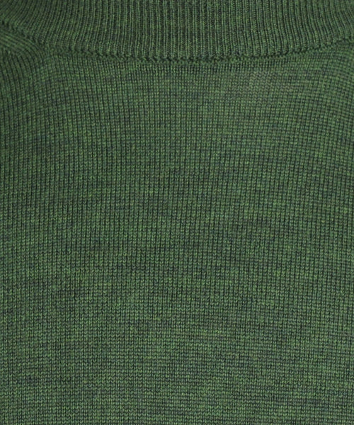 Pullover Merino wol ronde hals | Groen