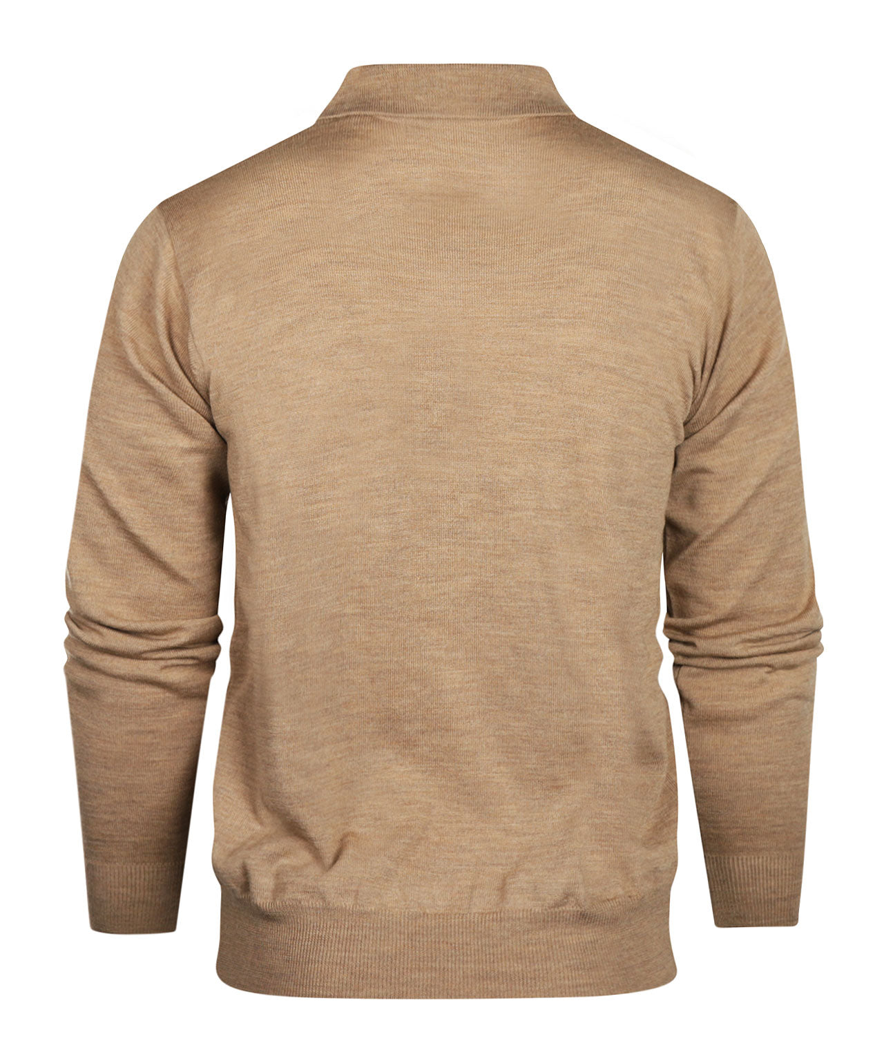 Merino Polo Pullover | Camel