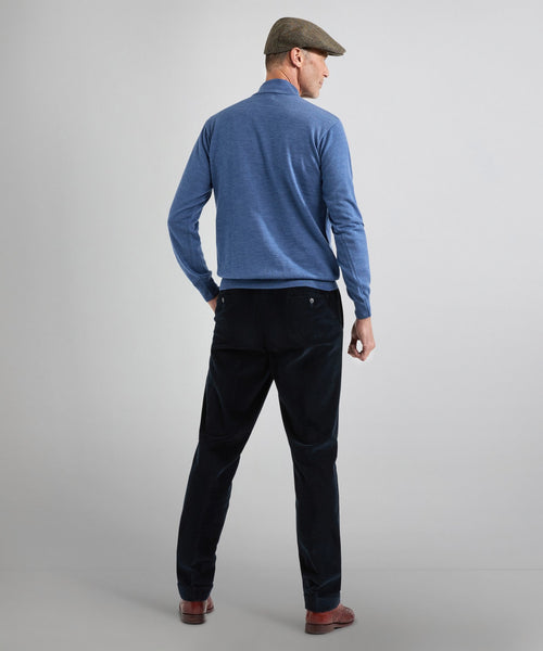 Turtle trui Merino wol | Bleu Mix