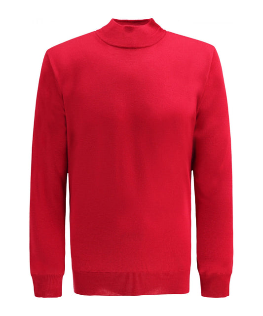 Turtle sweater Merino wool | Red