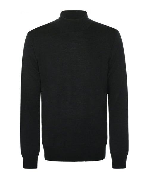 Turtle sweater Merino wool | Dark Green