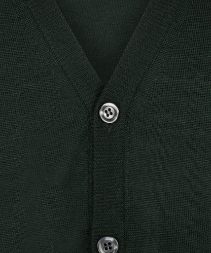Merino Vest | Fles Groen