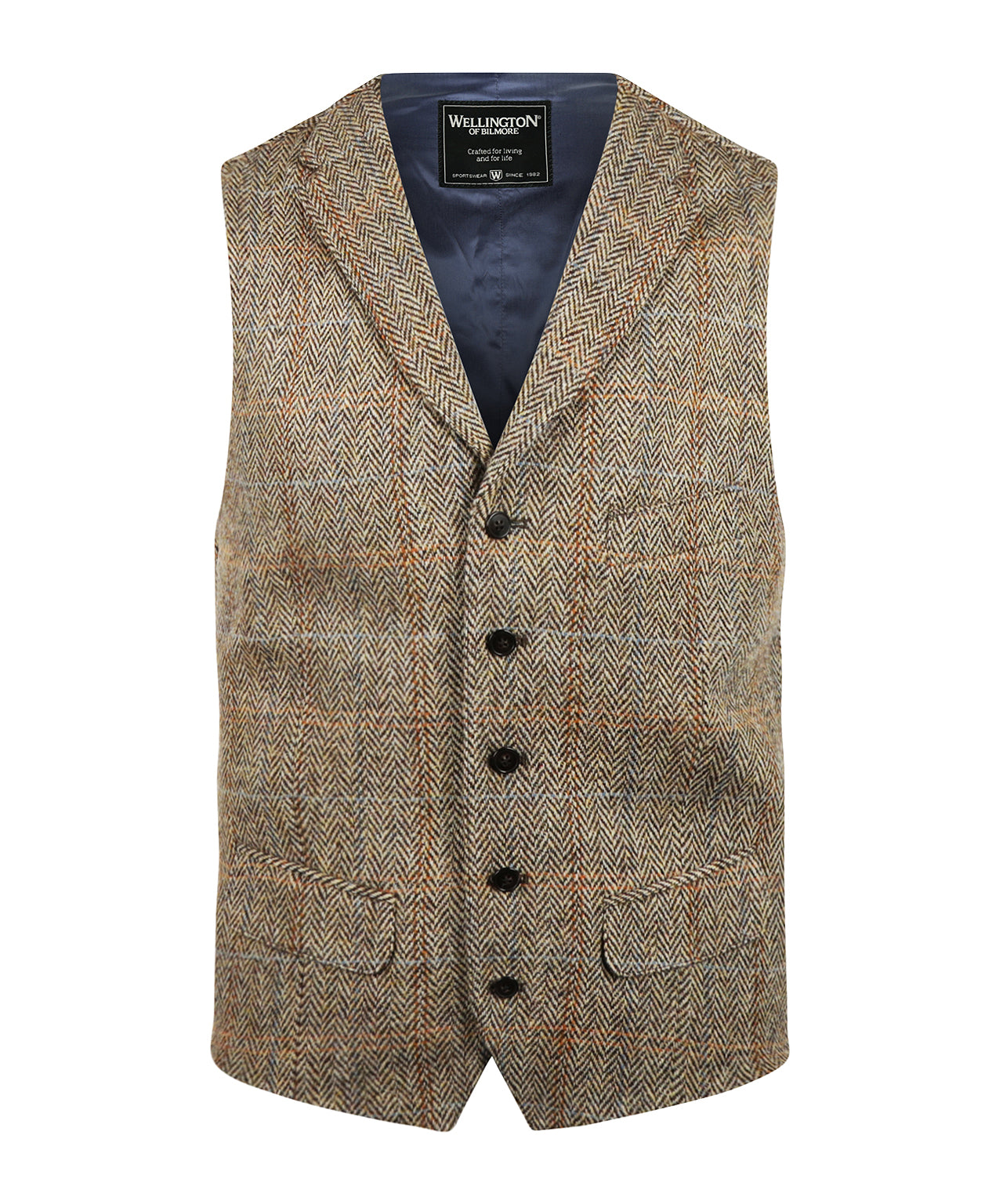 Harris Tweed Gilet Brown The English Hatter harris-tweed-gilet-brown-the-english-hatter