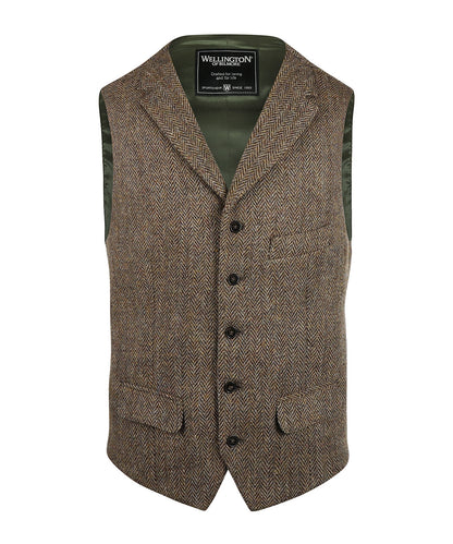 Harris Tweed Weste | Braun