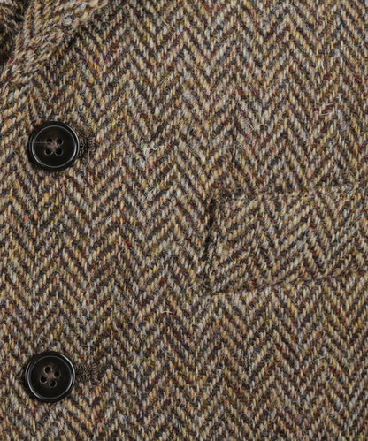 Harris Tweed Weste | Braun