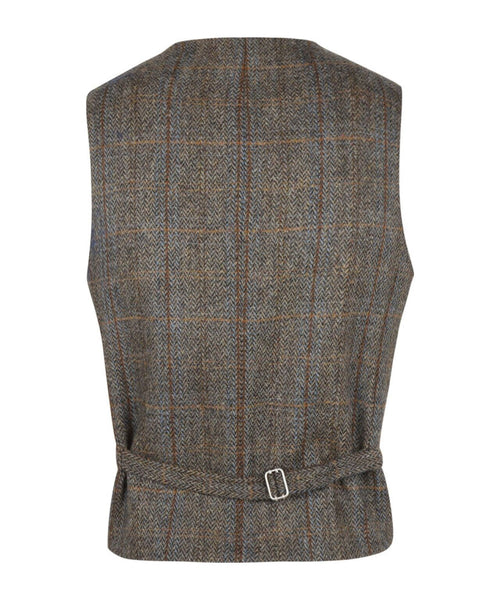 Harris Tweed Gilet | Groen