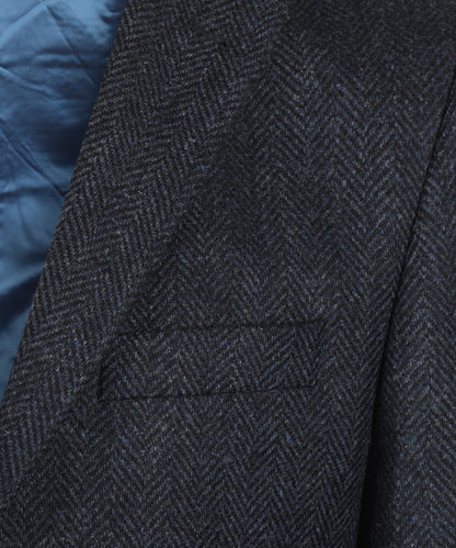 Tweed-Blazer | Blau