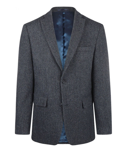 Tweed-Blazer | Blau