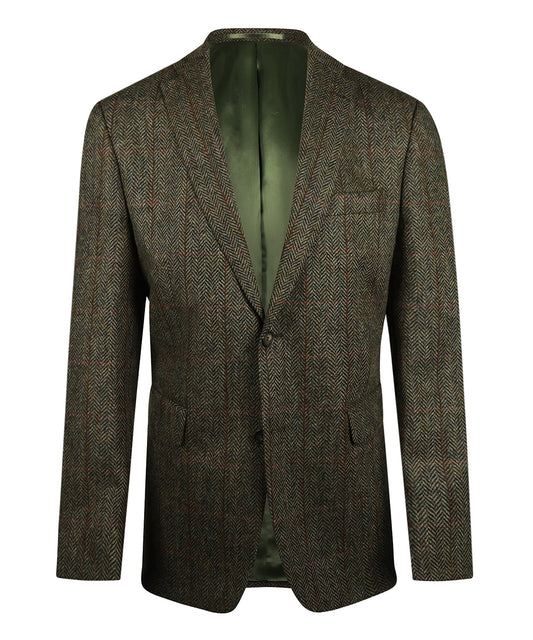 Tweed-Blazer | Grün