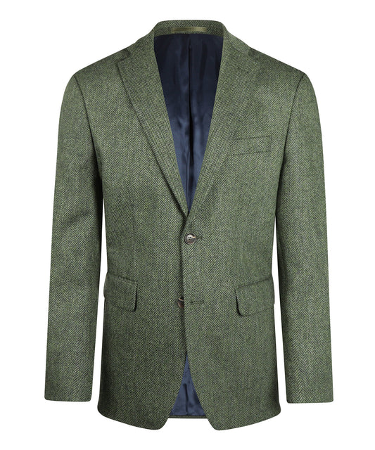 Tweed-Blazer | Grün