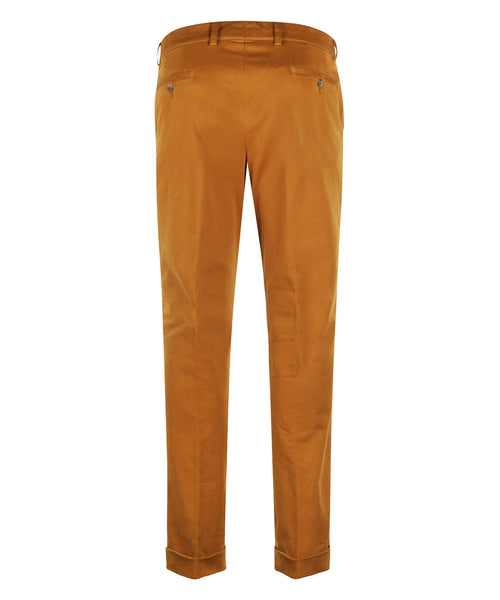 Pantalon Blackpool Bandplooi met Omslag | Bruin