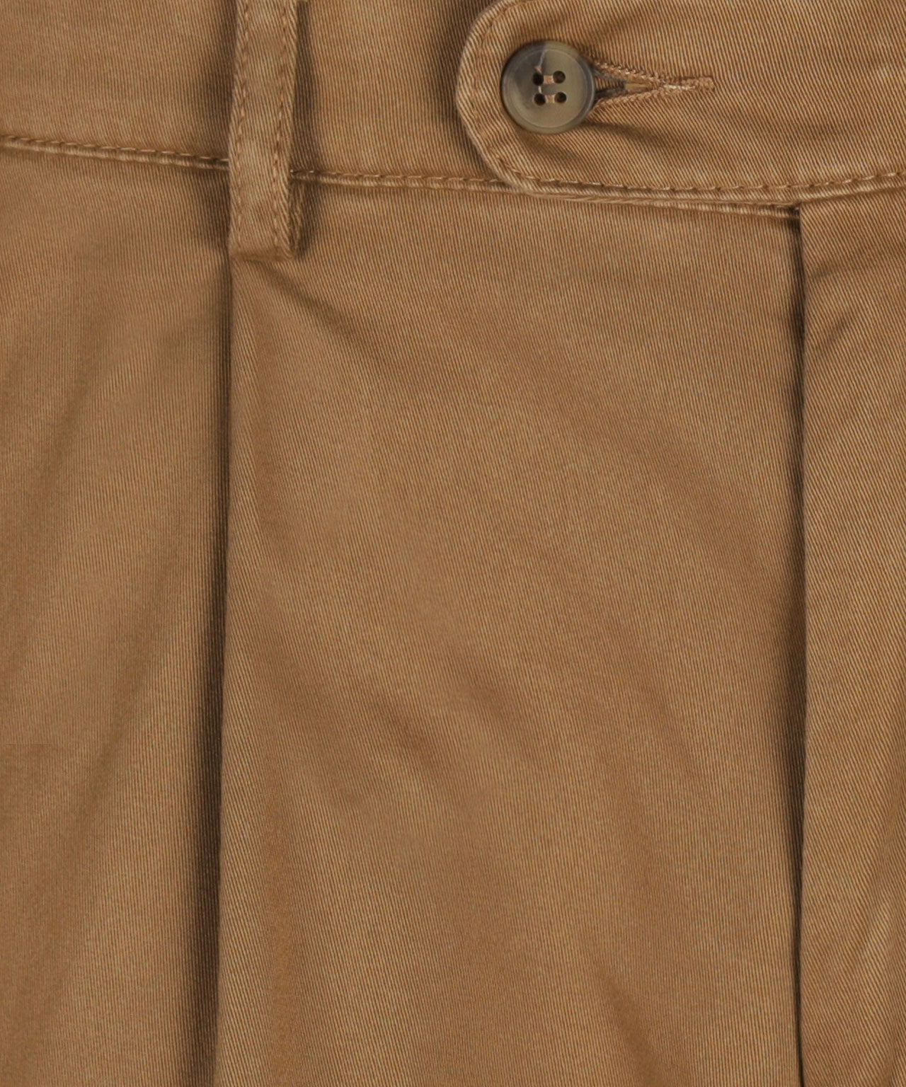 Blackpool-Hose mit Bundfalte und Umschlag | Braun