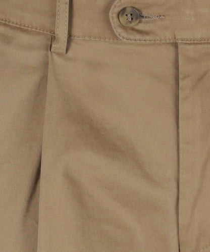 Blackpool-Hose mit Bundfalte und Umschlag | Braun