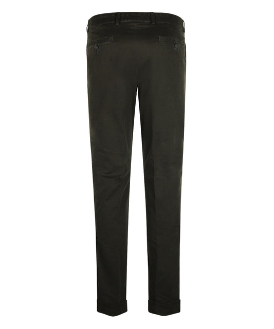 Blackpool Trousers Pleated with Turn-Up | Green
