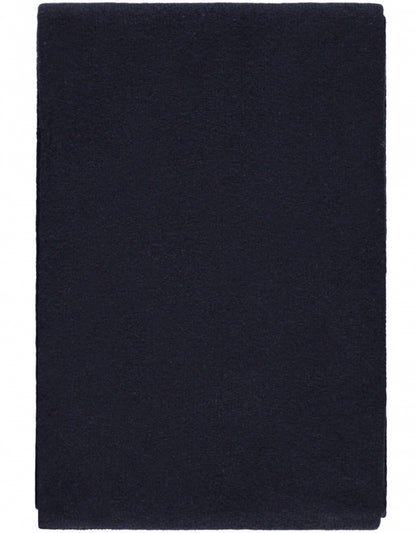 Schal aus Lammwolle | Marineblau