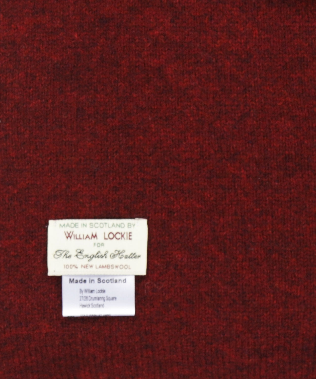 Sjaal Lamswol | Red Velvet