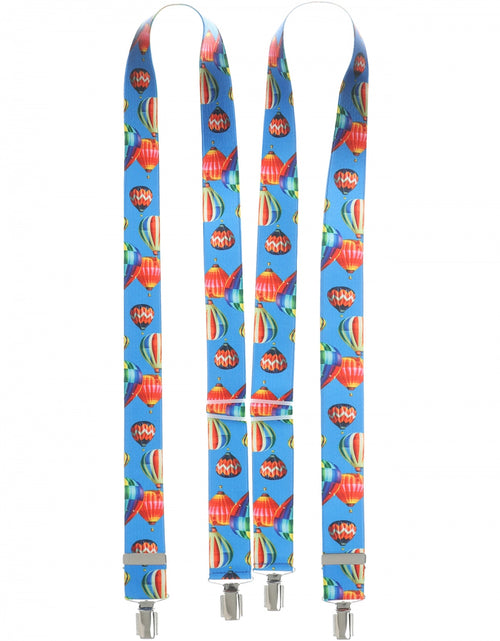 Elastische bretels met clips | Blauw