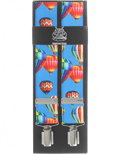 Elastic Braces with Clips | Blue
