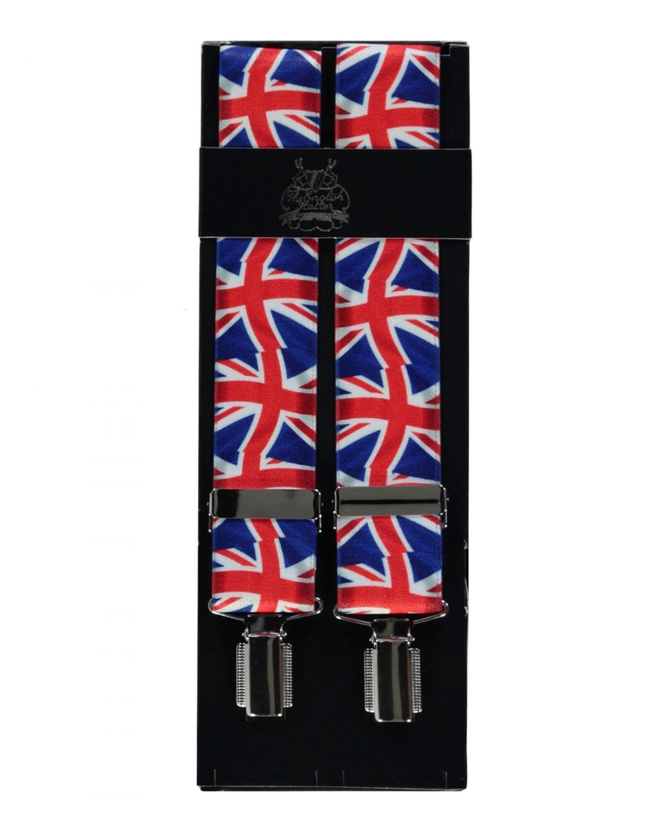 Elastic Braces with Clips | Red