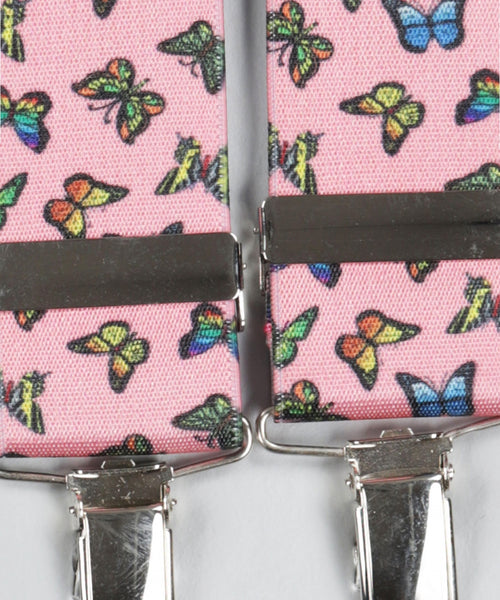 Elastic Braces with Clips | Purple