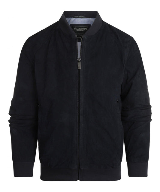 Wildlederjacke Winston | Denimblau