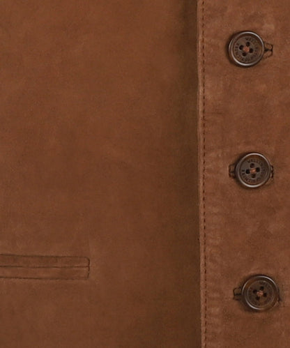 Gilet Leer | Bruin