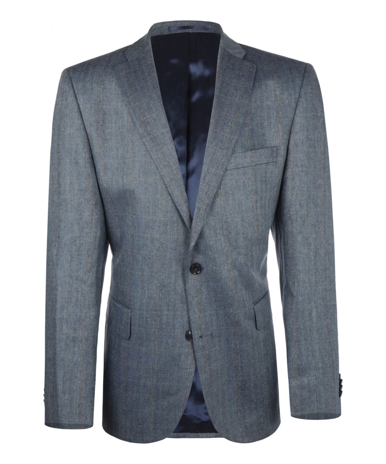Seidenblazer | Blau