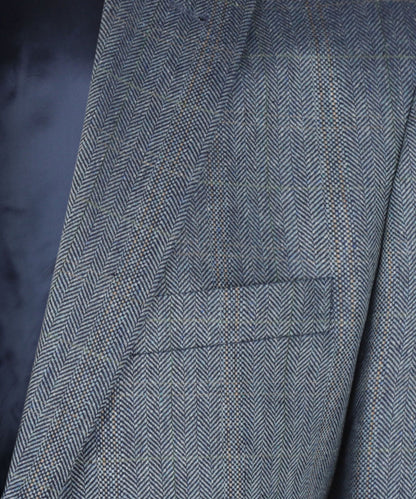 Seidenblazer | Blau