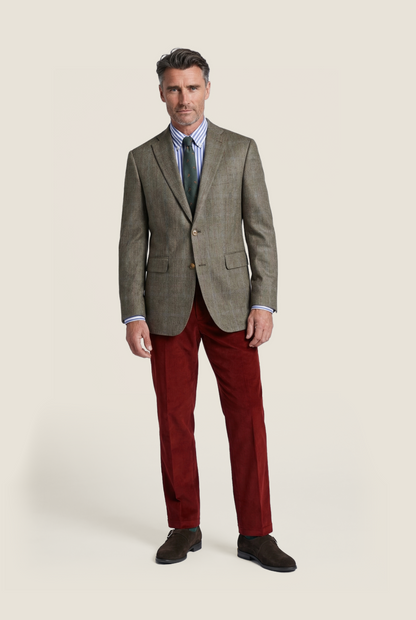 Seidenblazer | Braun