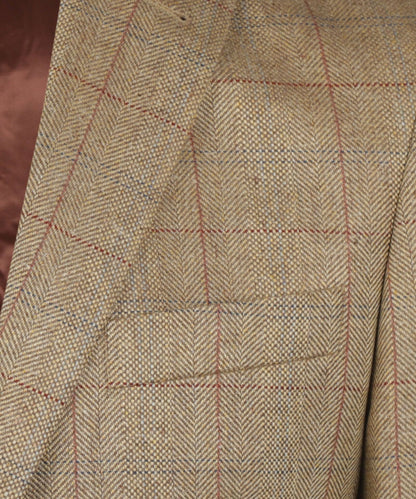 Silk Blazer | Brown