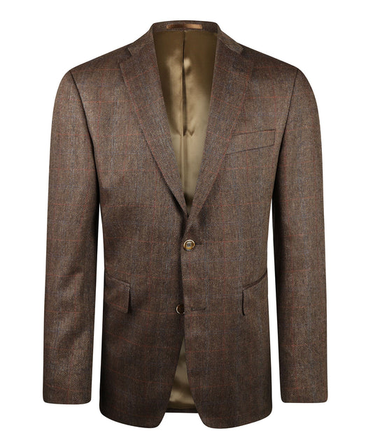 Seidenblazer | Braun