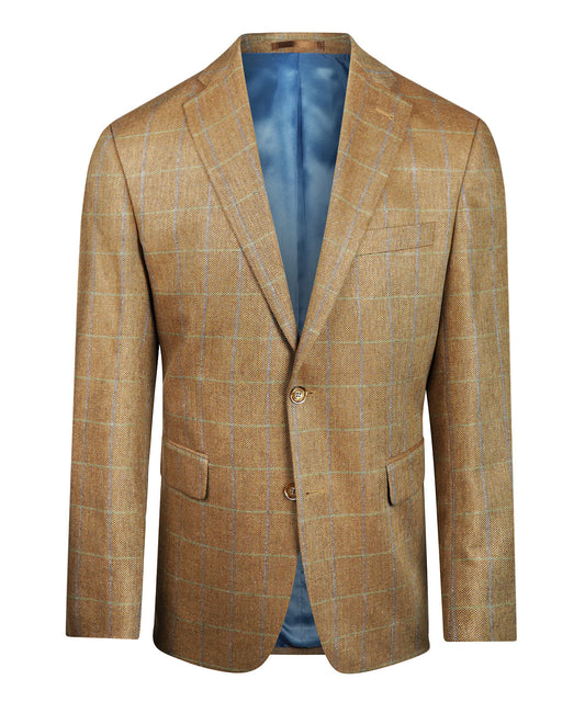 Seidenblazer | Braun