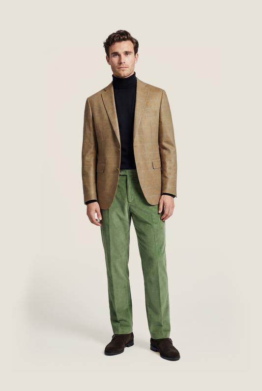 Seidenblazer | Braun