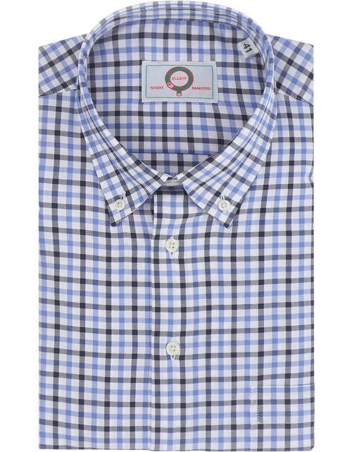 Elliot Shirt Button Down Lange Mouw | Blauw