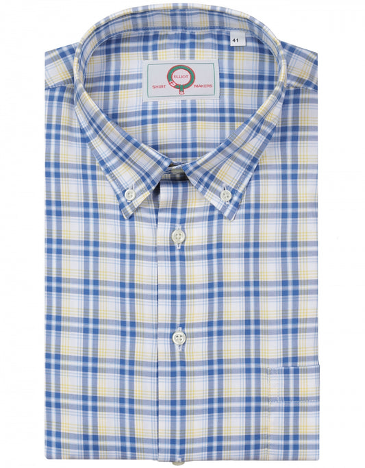 Klassisches Button-Down-Hemd | Blau