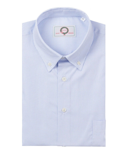 english dress shirts Brooks Brothers Men's Stretch Supima Cotton Non-Iron Royal Oxford English Spread Collar, Tattersall Dress Shirt | Aqua