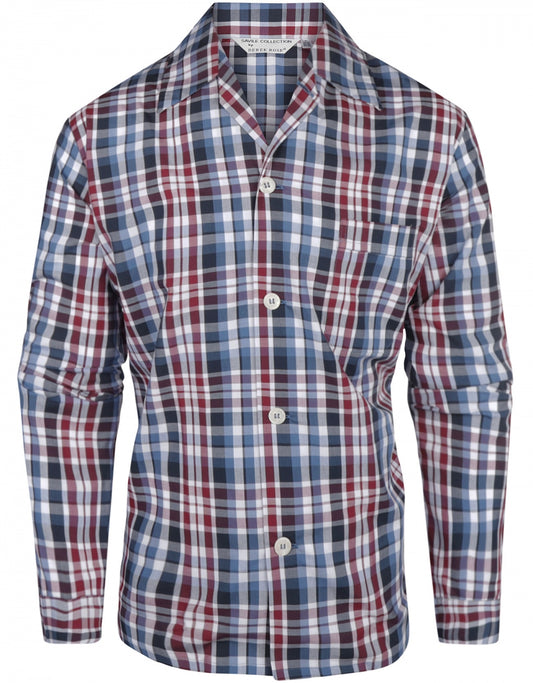 Savile Row Pyjama-Set | Blau