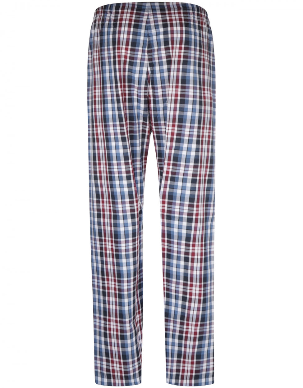 Pyjama Katoen | Blue Navy Red check