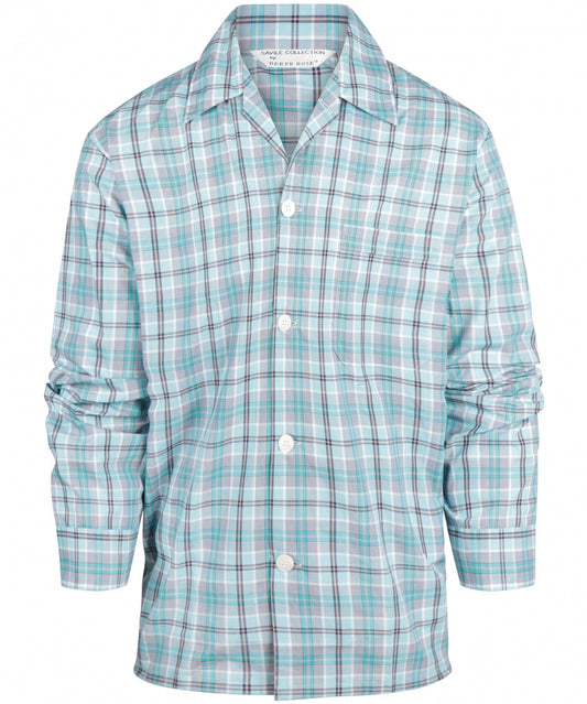 Pyjama-Set aus Luxus-Baumwolle | Blau