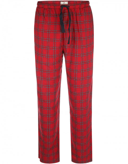 Pyjama-Flanell-Loungewear | Rot