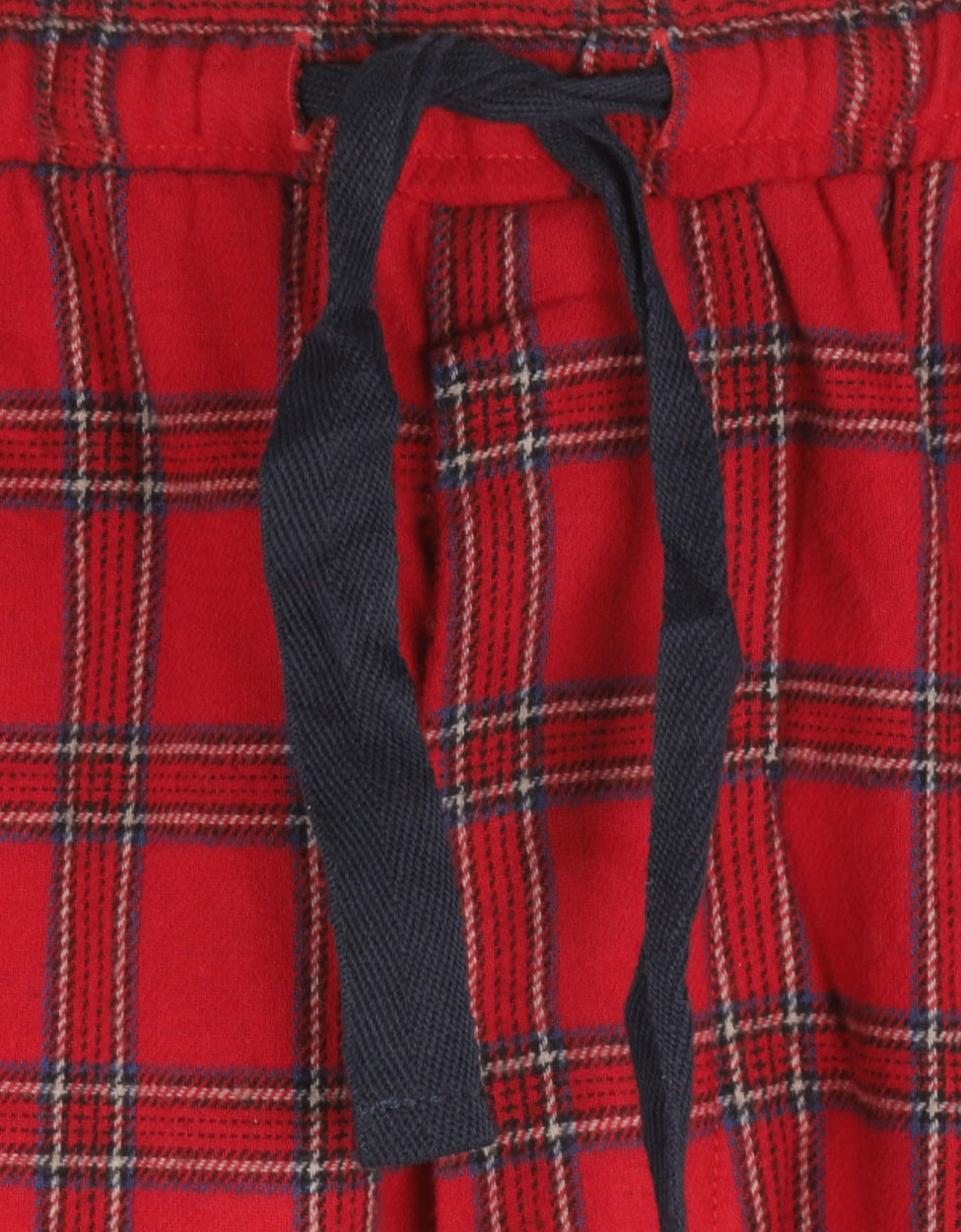Flannel Lounge Pants | Rood/Blauw ruit